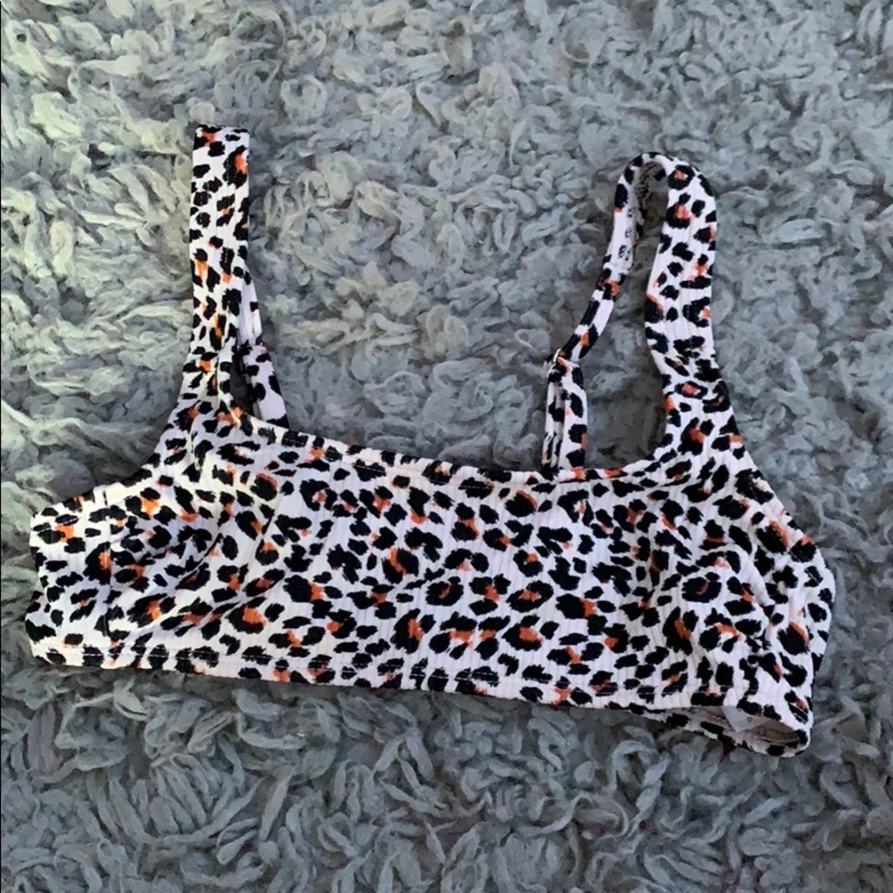 Target cheeta print bikini top